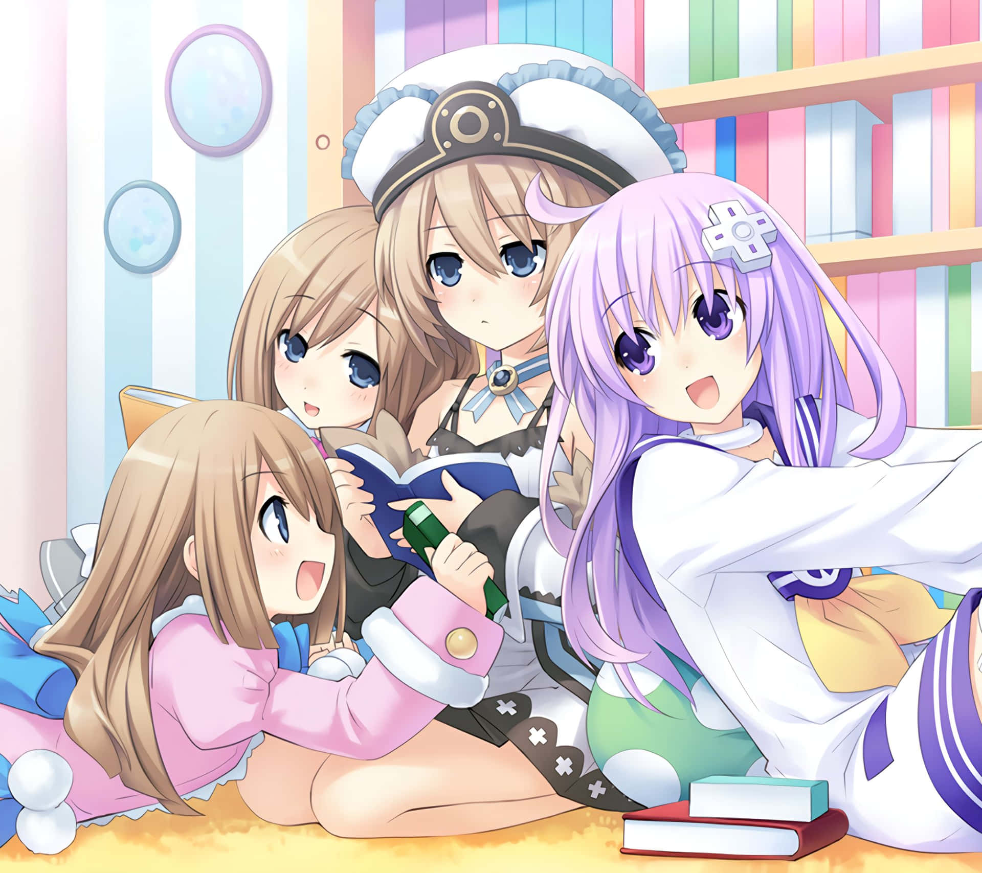 “enter The Vibrant World Of Hyperdimension Neptunia”