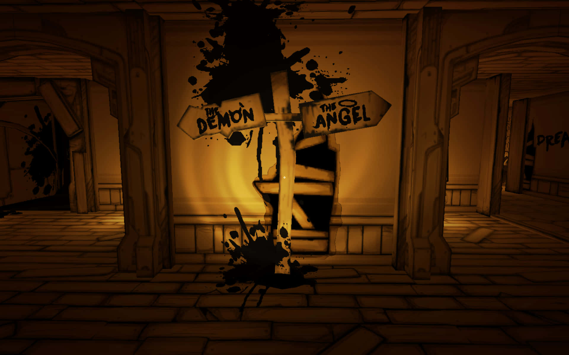 Enter The World Of Bendy And The Ink Machine ⛓️ Background