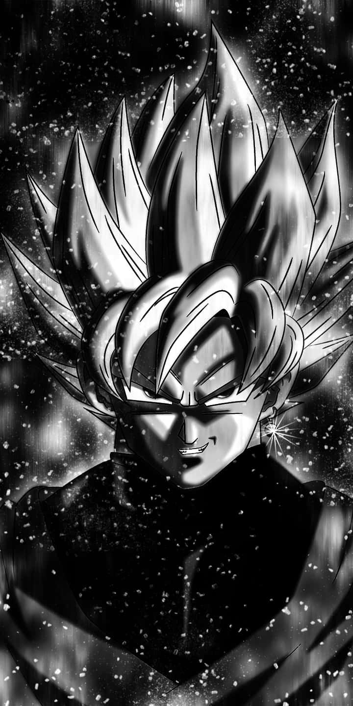 Enter The World Of Dragon Ball With Black And White Background