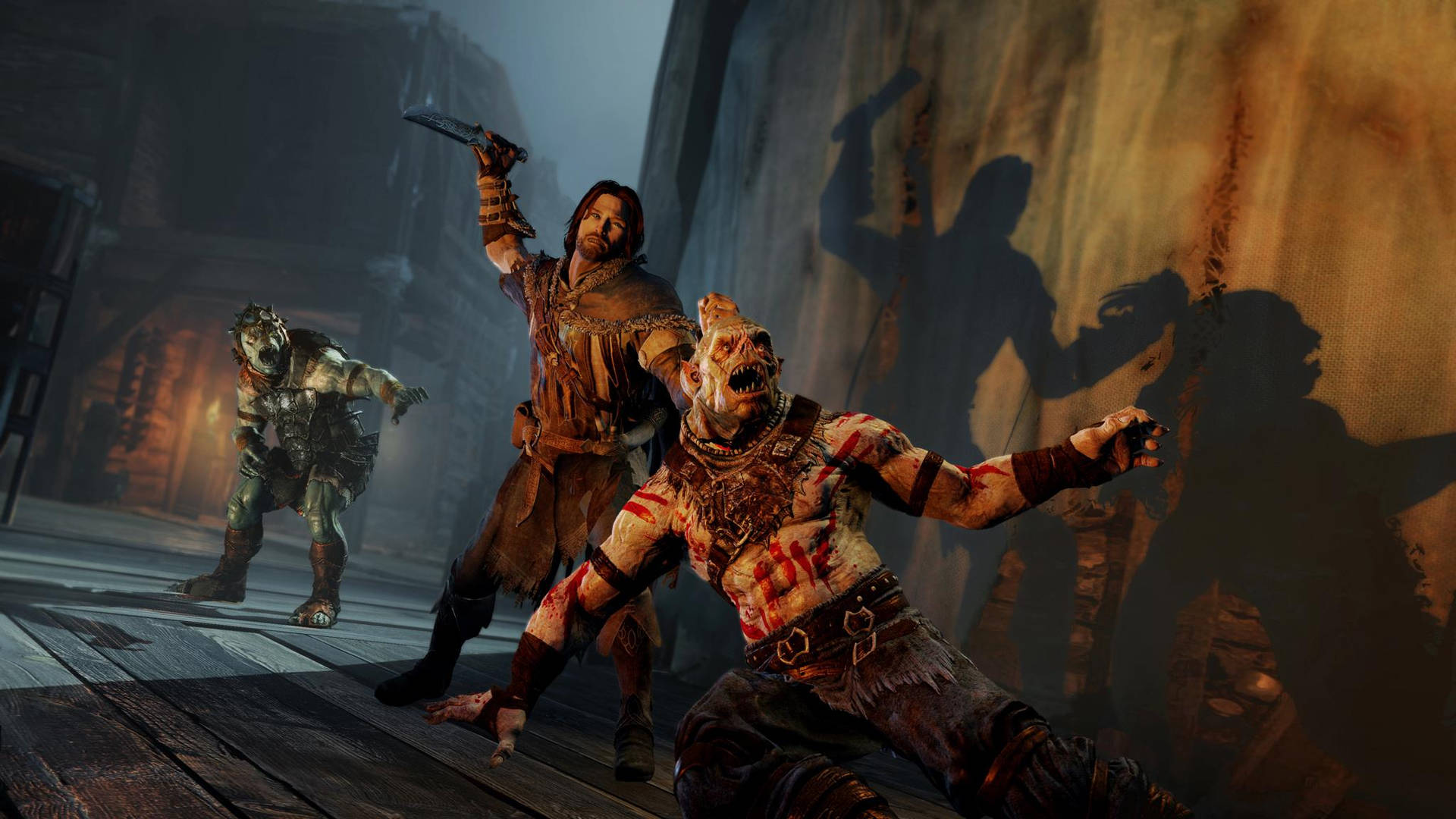 Enter The World Of Middle Earth Shadow Of Mordor Background