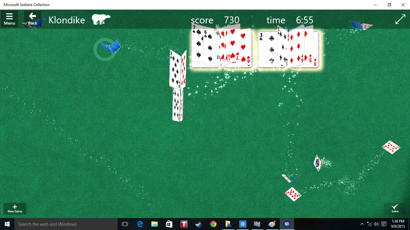 Entertaining Engagement - Microsoft Solitaire Cards Game Background