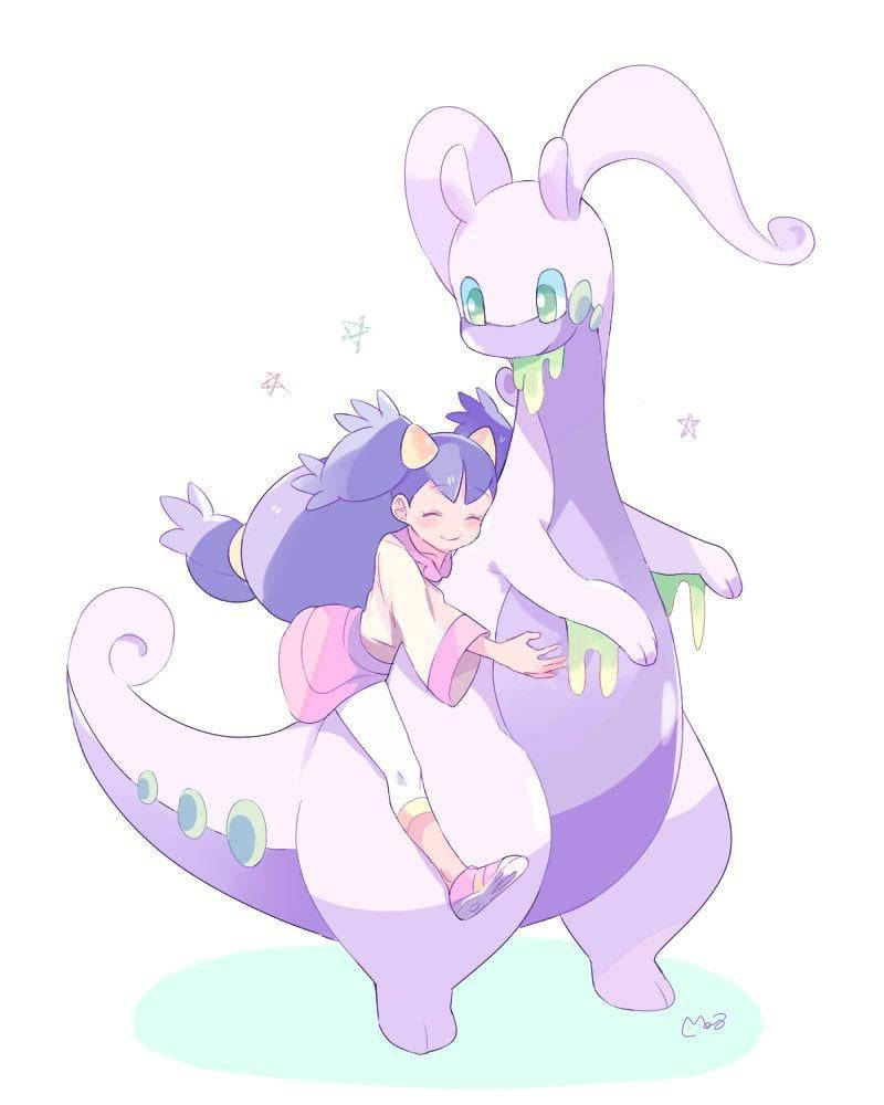 Enthralled Journey - Riding Goodra Background