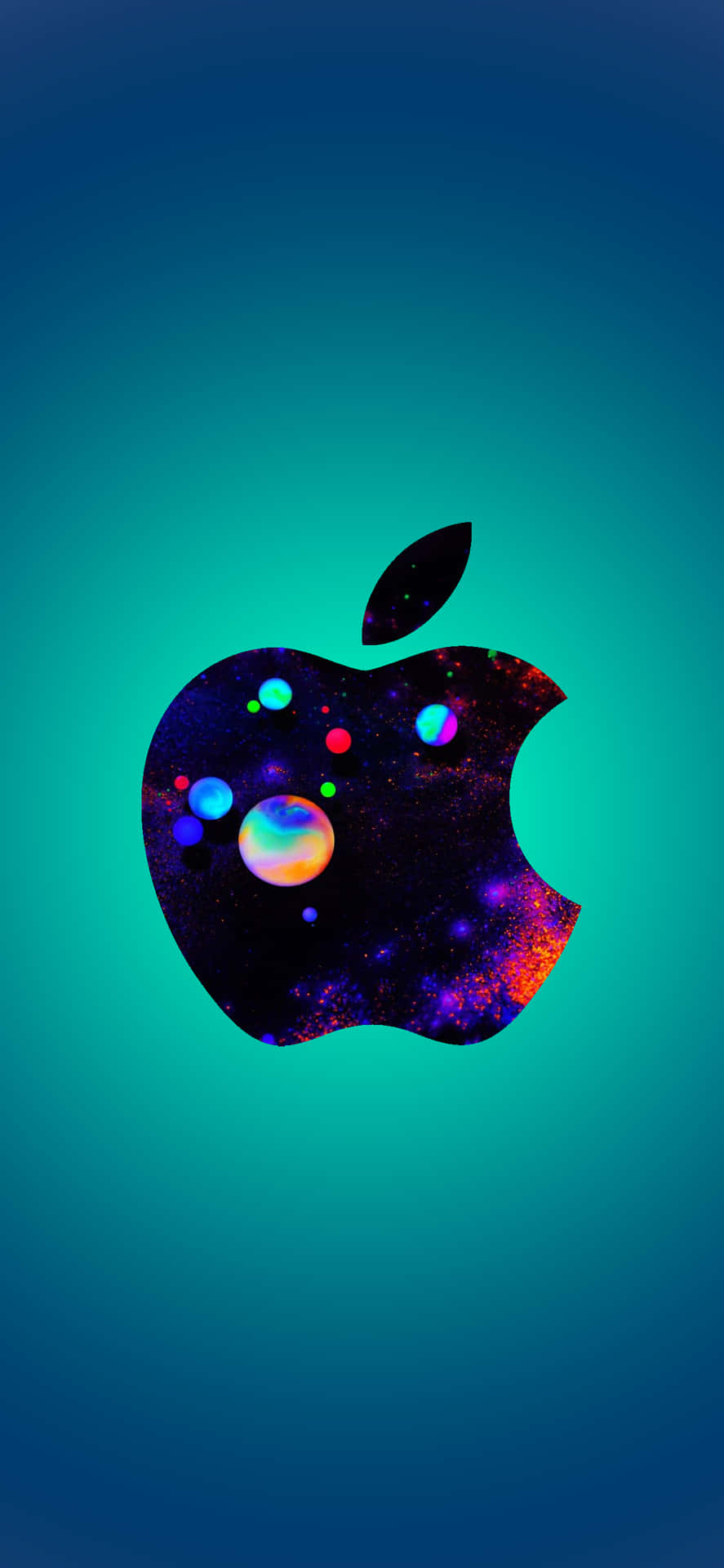 Enthralling Colorful Bokeh Apple Iphone Hd Wallpaper