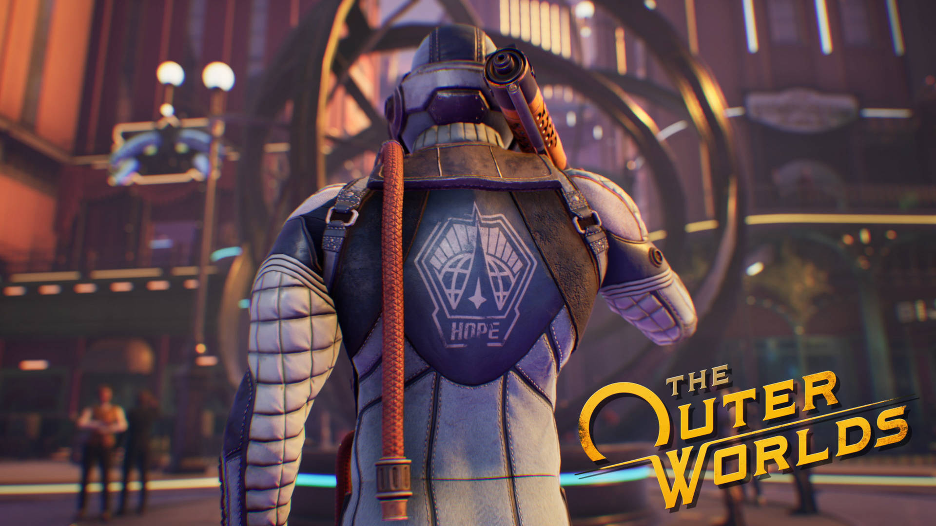 Enthralling Galactic Exploration In Outer Worlds Background