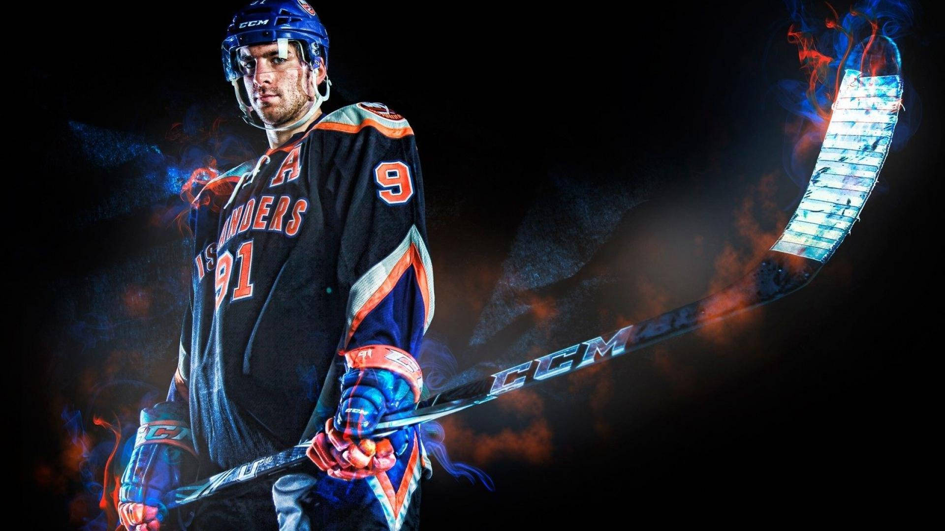Enthralling New York Islanders In Action Background