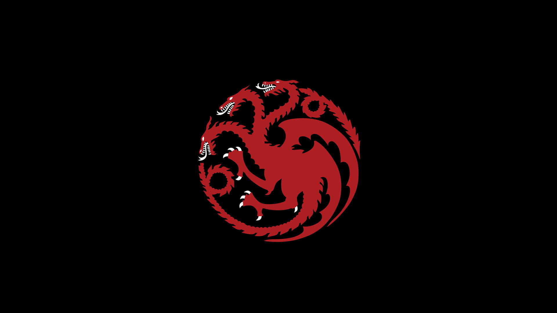 Enthralling Three-headed Dragon Logo For Iphone Wallpaper