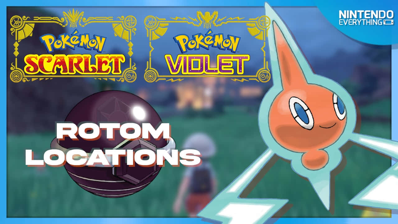 Enthralling View Of Rotom In Action
