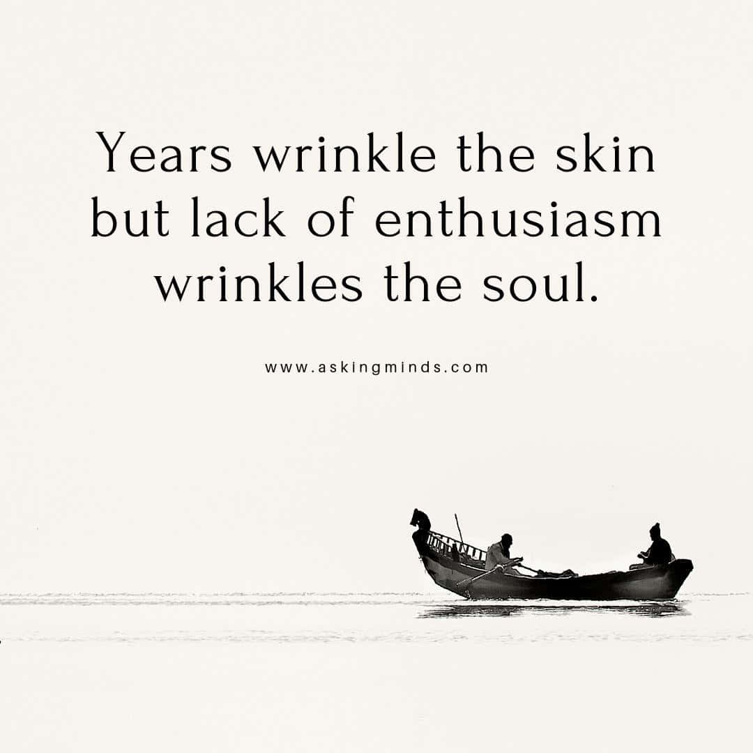 Enthusiasm Soul Quote Boat Silhouette