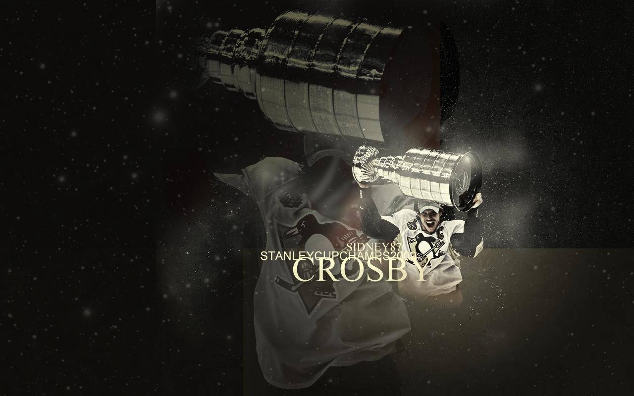 Enticing Poster Sidney Crosby Ice Hockey Background