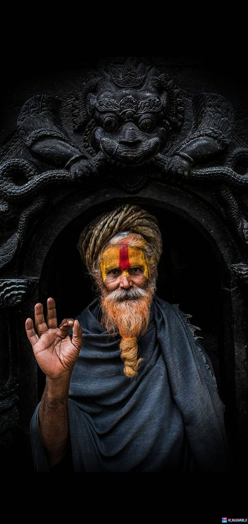 Entrance To Charnel Grounds Aghori Background