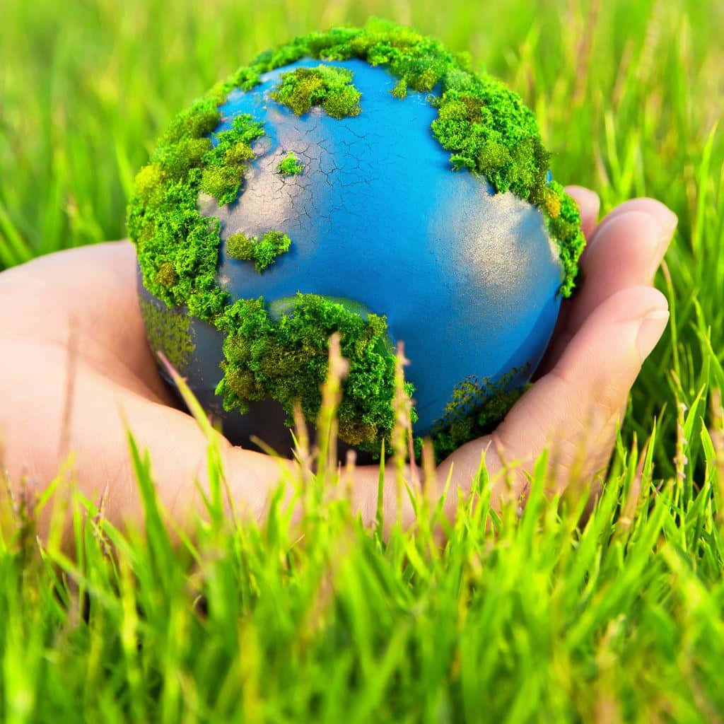 Environment Earth On A Hand Background