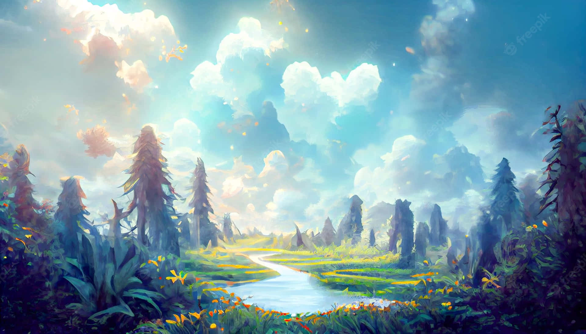 Environment Soft Dreamy Painting