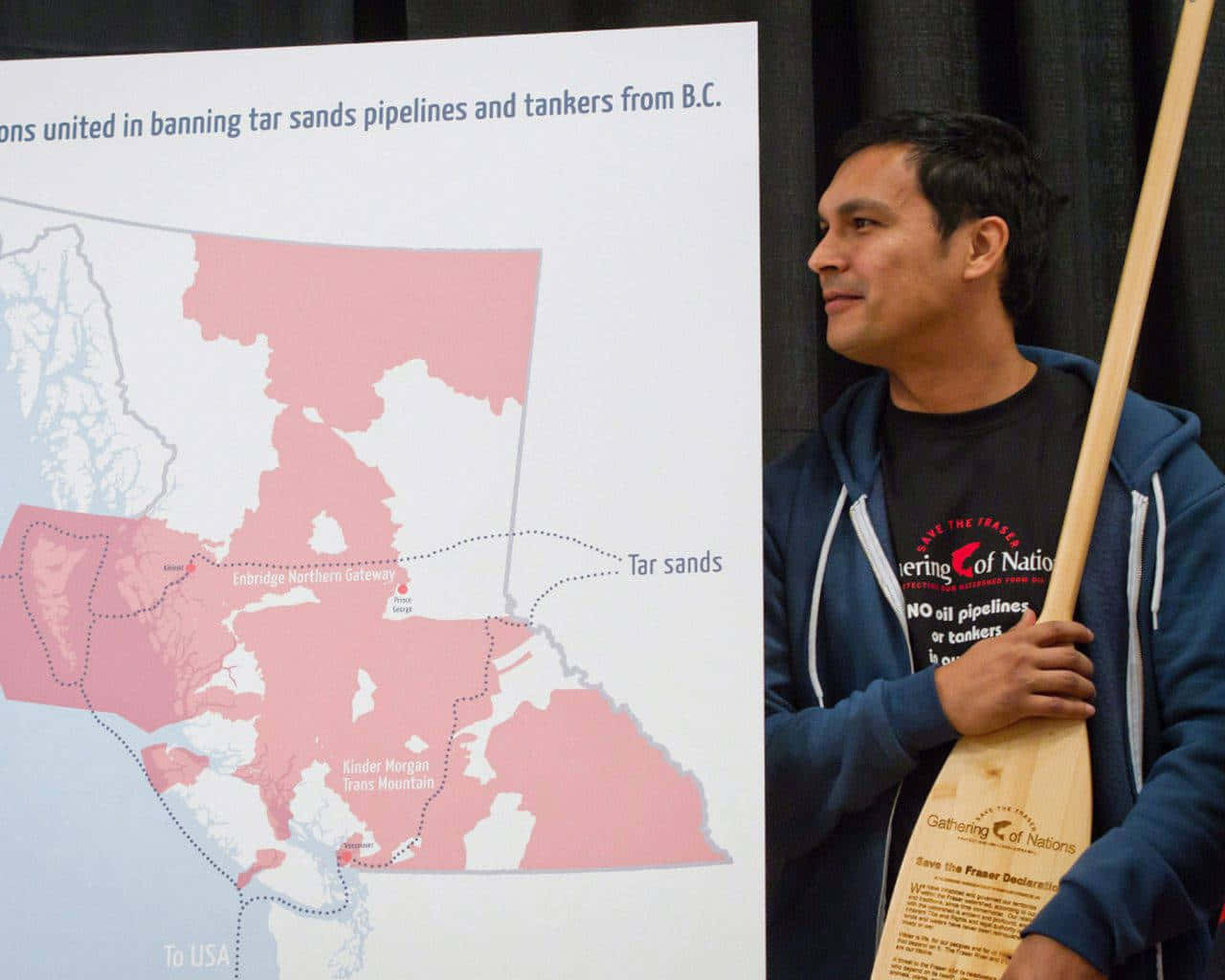 Environmental Activism Event Adam Beach