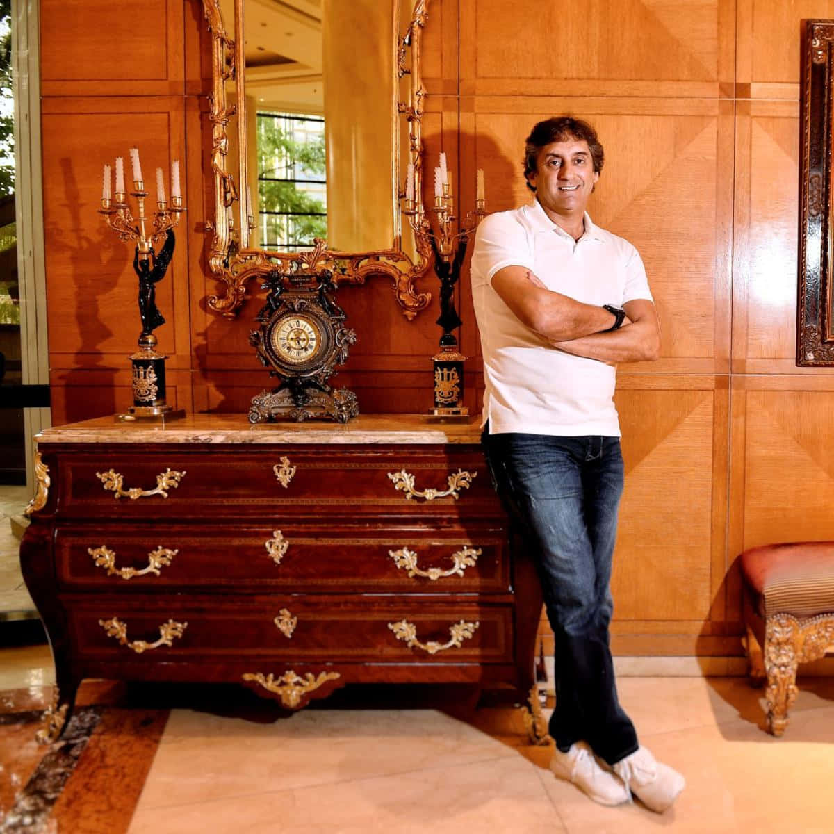 Enzo Francescoli Uruguay Football Photoshoot Background