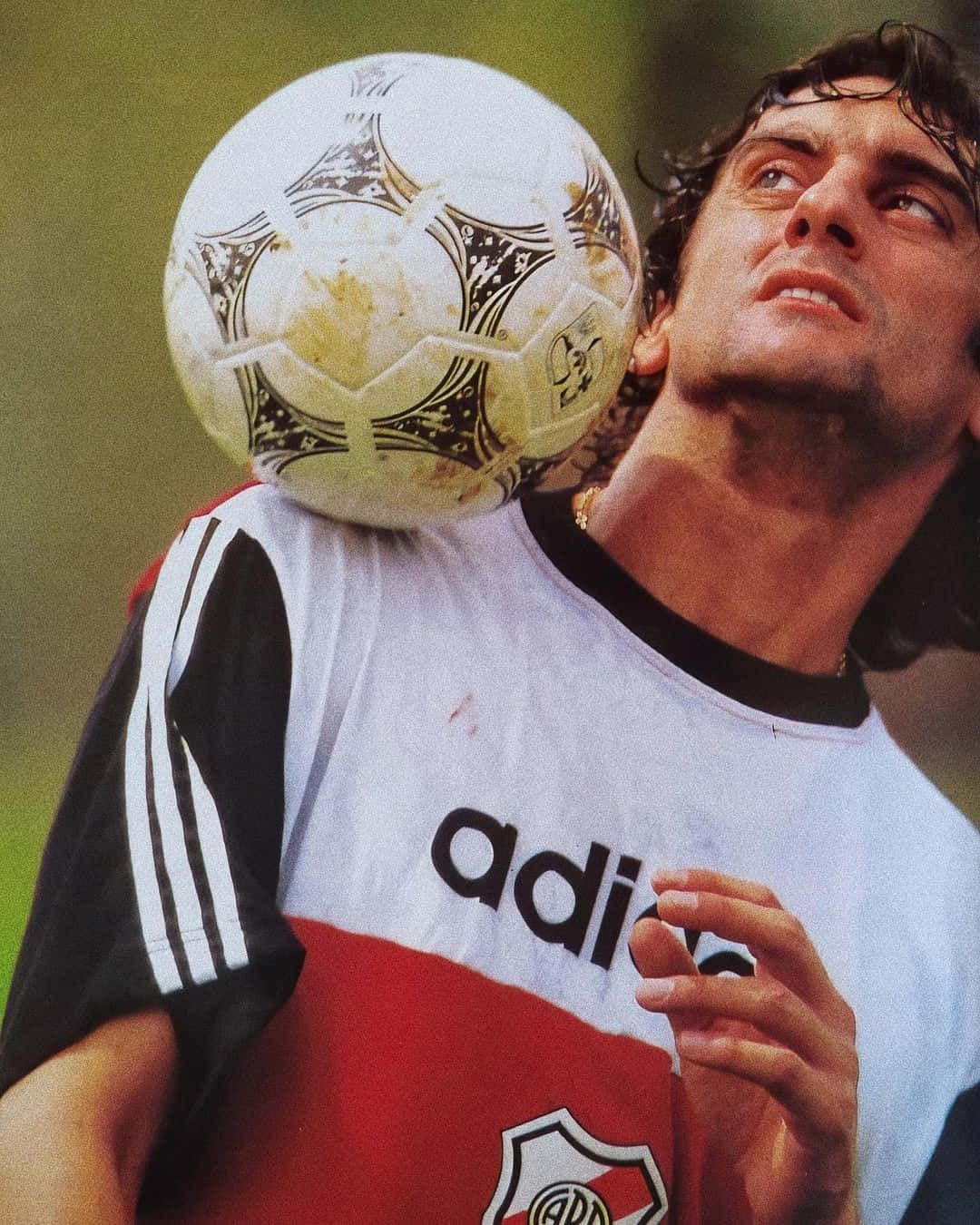 Enzo Francescoli Young Football Player Background