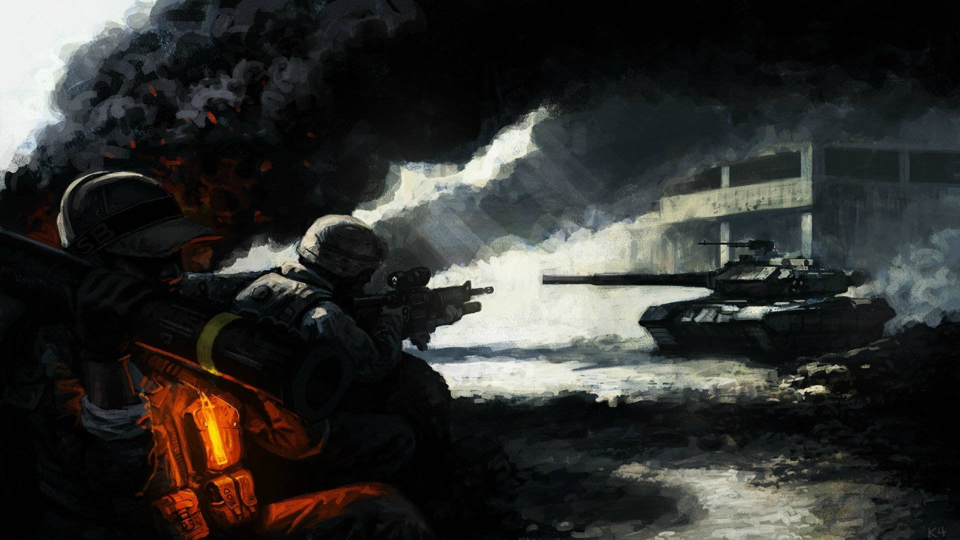 Epic Action In Battlefield 3 Background