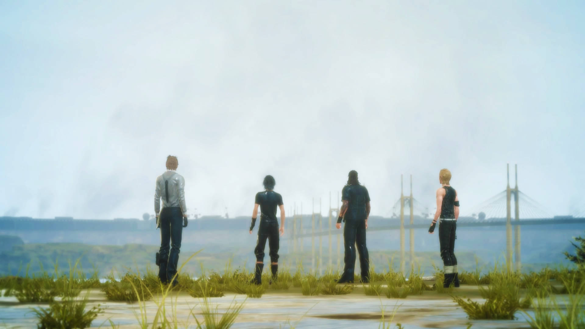 Epic Adventure Awaits With Noctis And Friends In Final Fantasy Xv Background