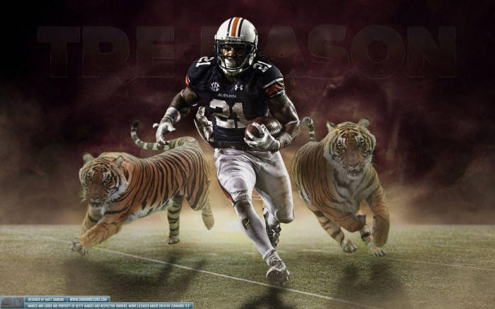 Epic Auburn Football Tigers Background