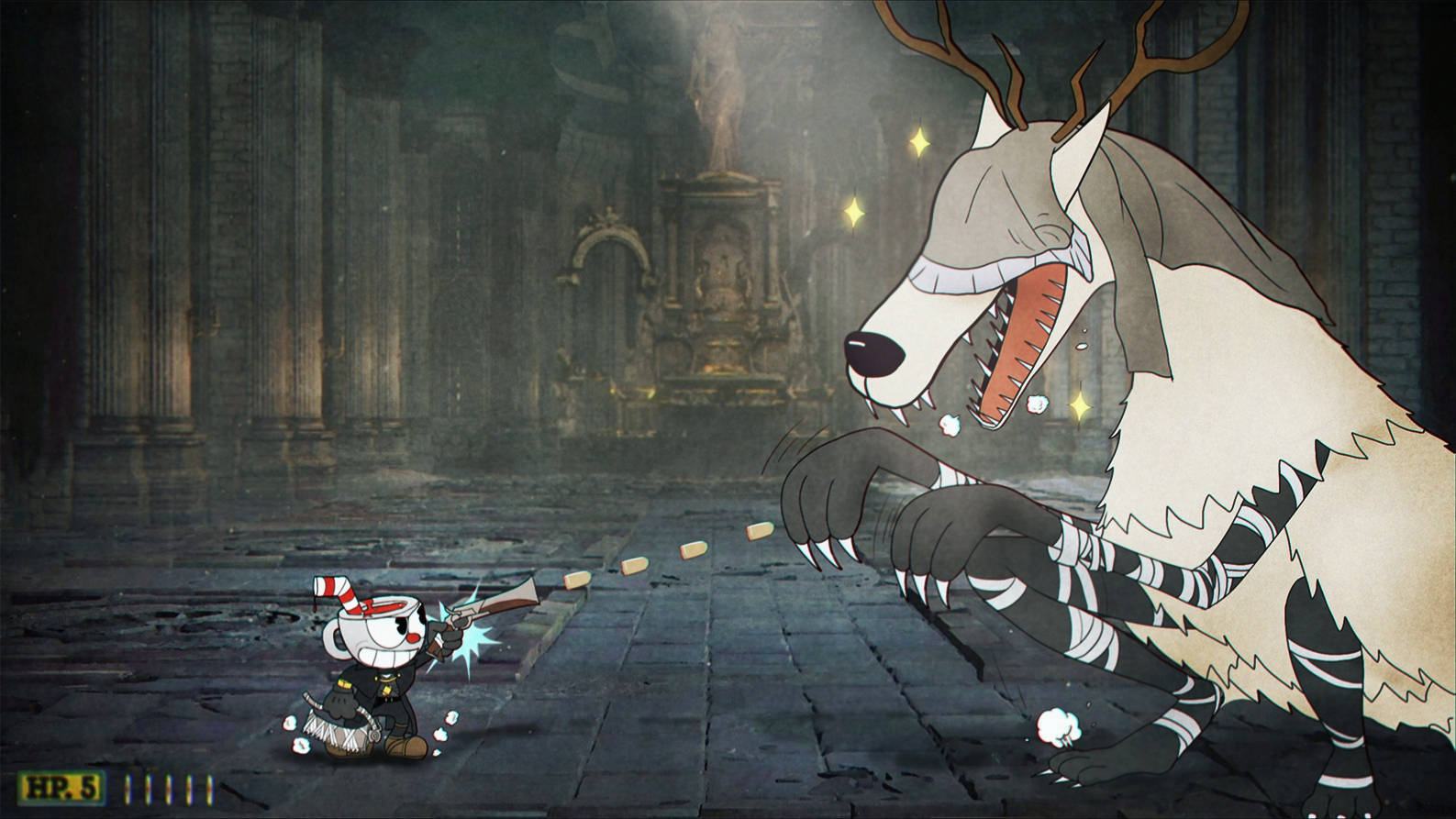 Epic Battle Between Cuphead And Bloodborne