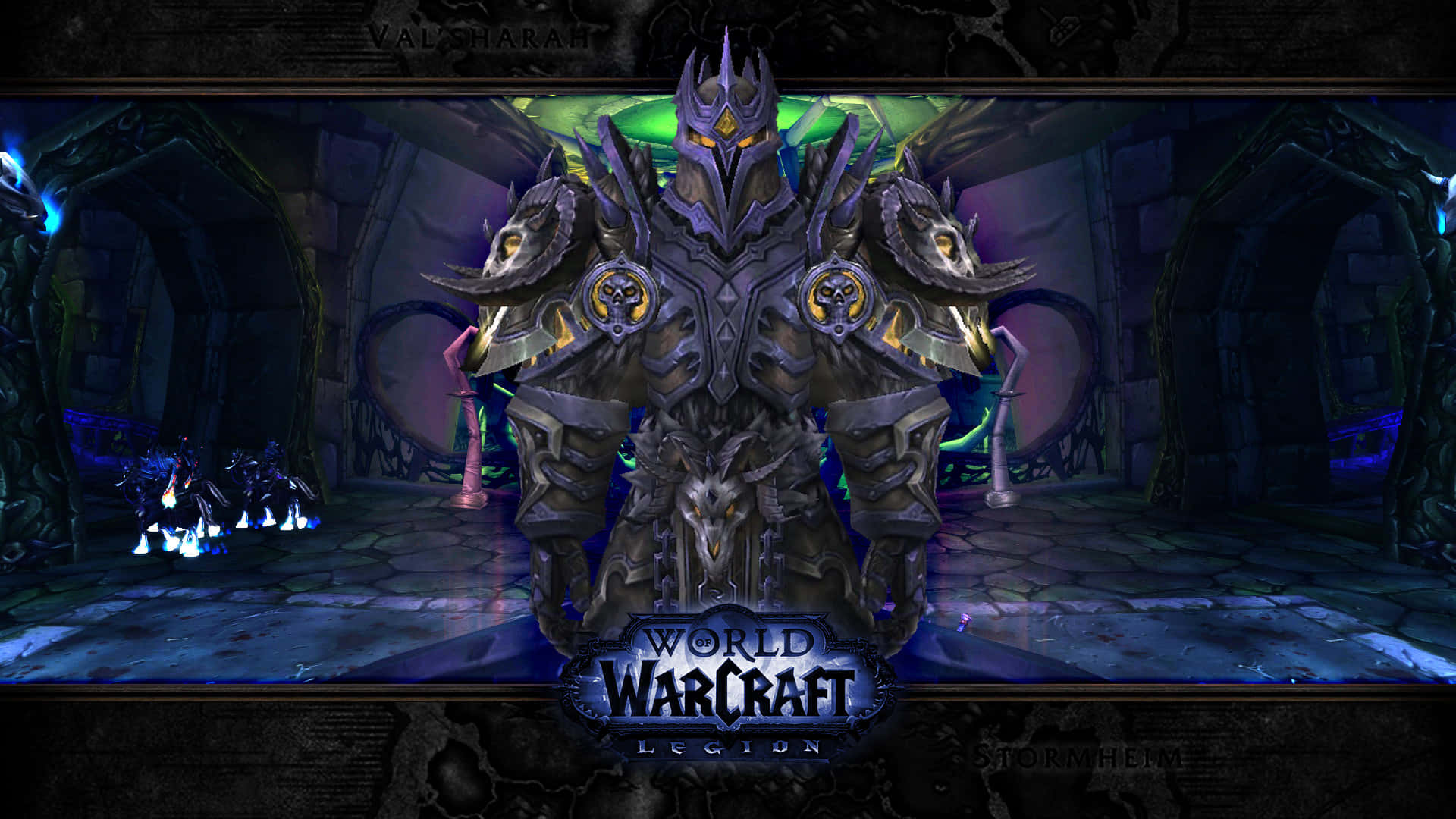 Epic Battle In World Of Warcraft: Legion Background