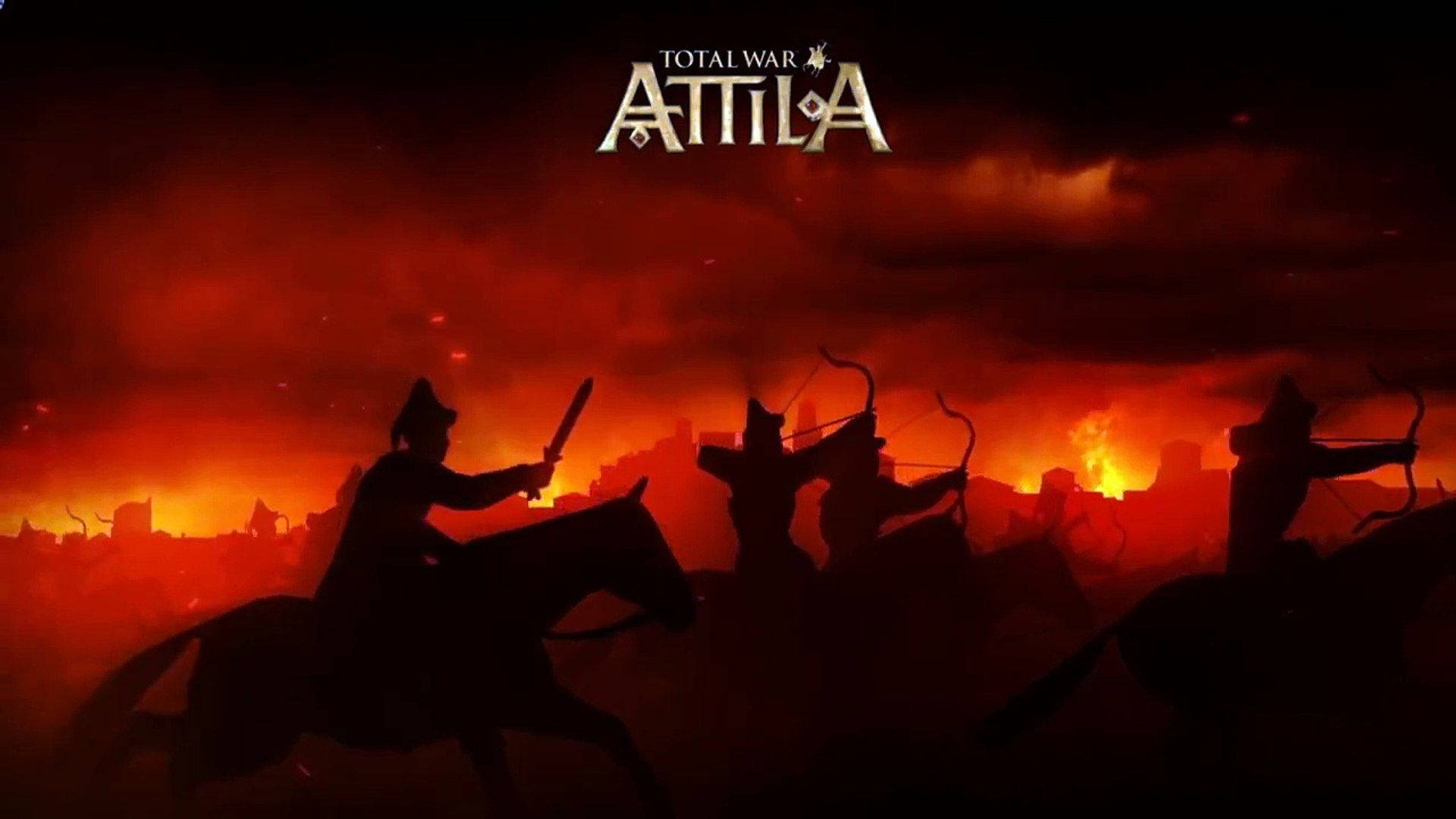 Epic Battlefield Scene From Total War Attila Background