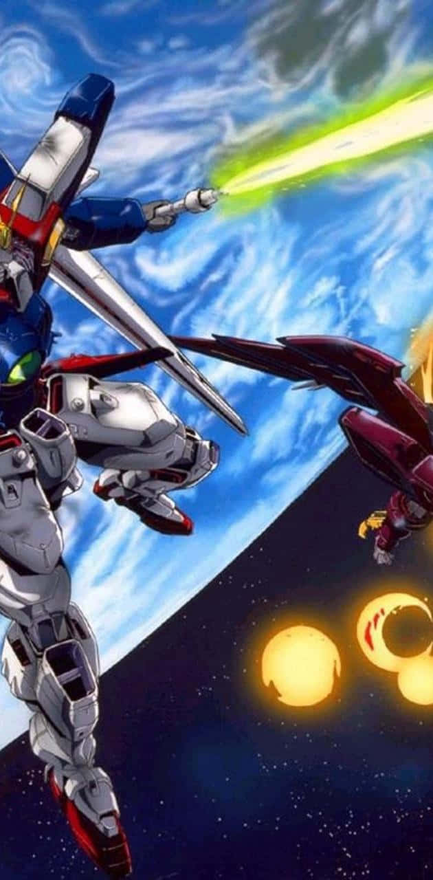 Epic Battles Between Mobile Suits In Action - Gundam Wing Background