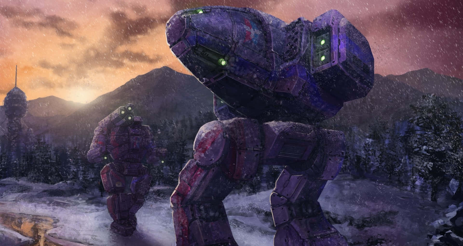 Epic Battletech Mechs In Battle