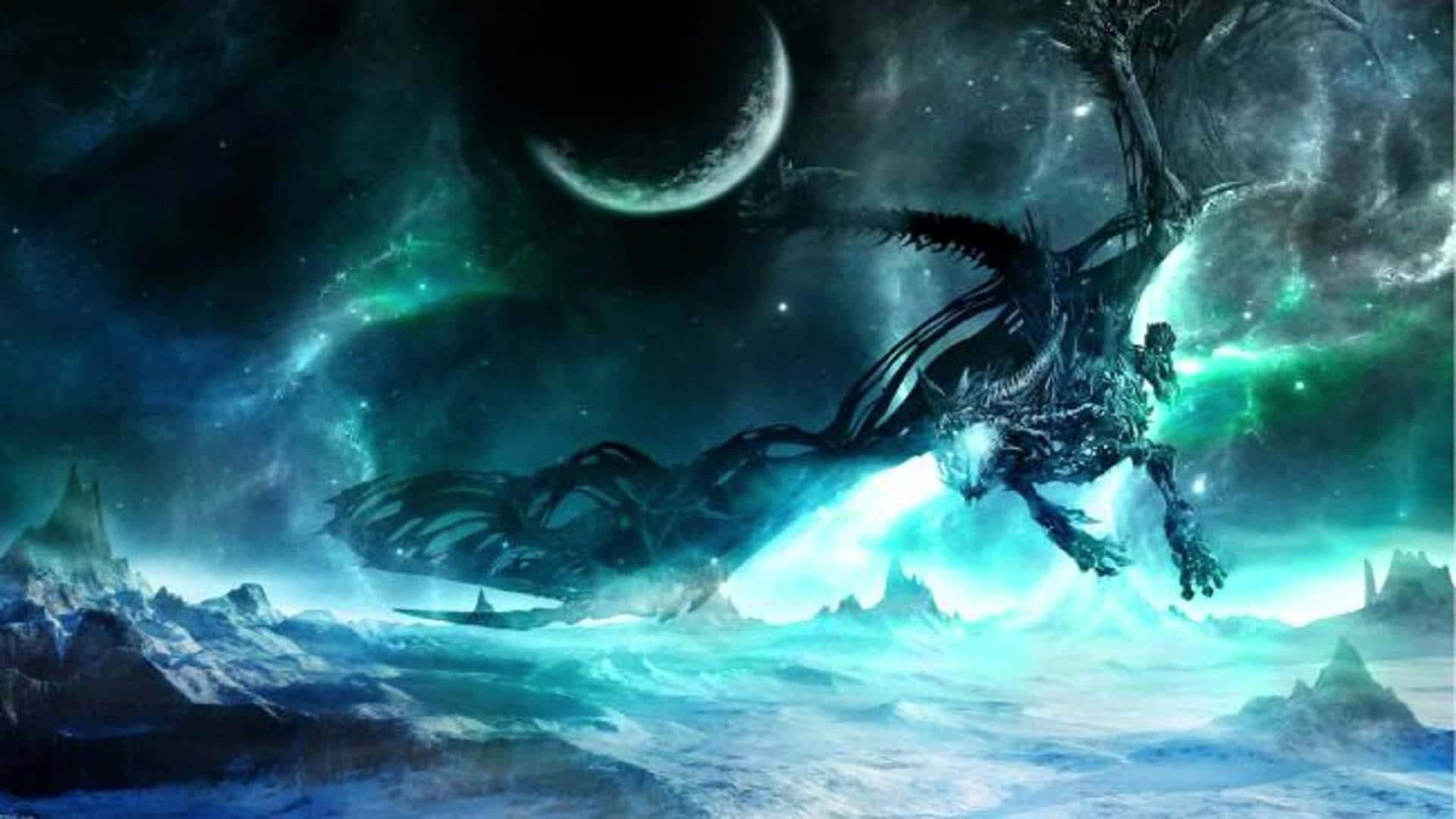 Epic Dragon Fantasy Background