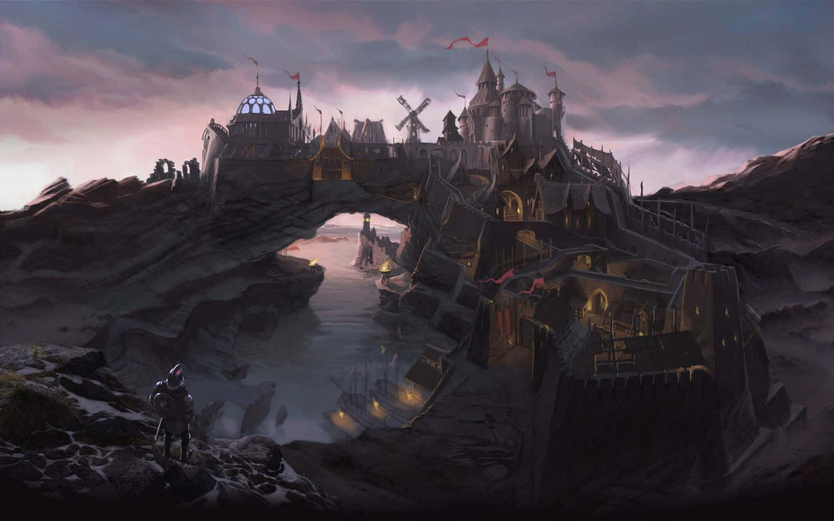Epic Fantasy Adventure Awaits In The Elder Scrolls V: Skyrim Background