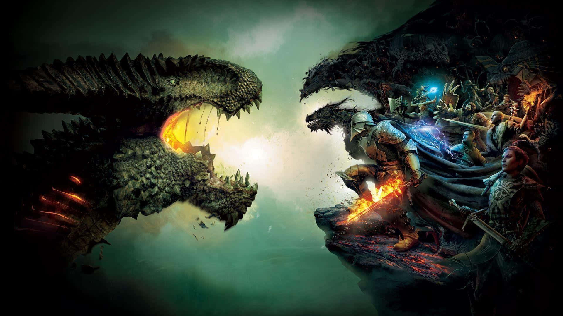 Epic Fantasy Battle Artwork