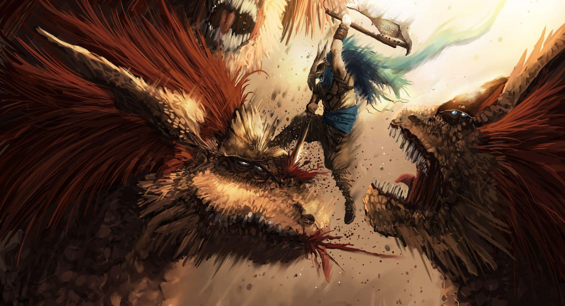 Epic Fantasy Battle Artwork