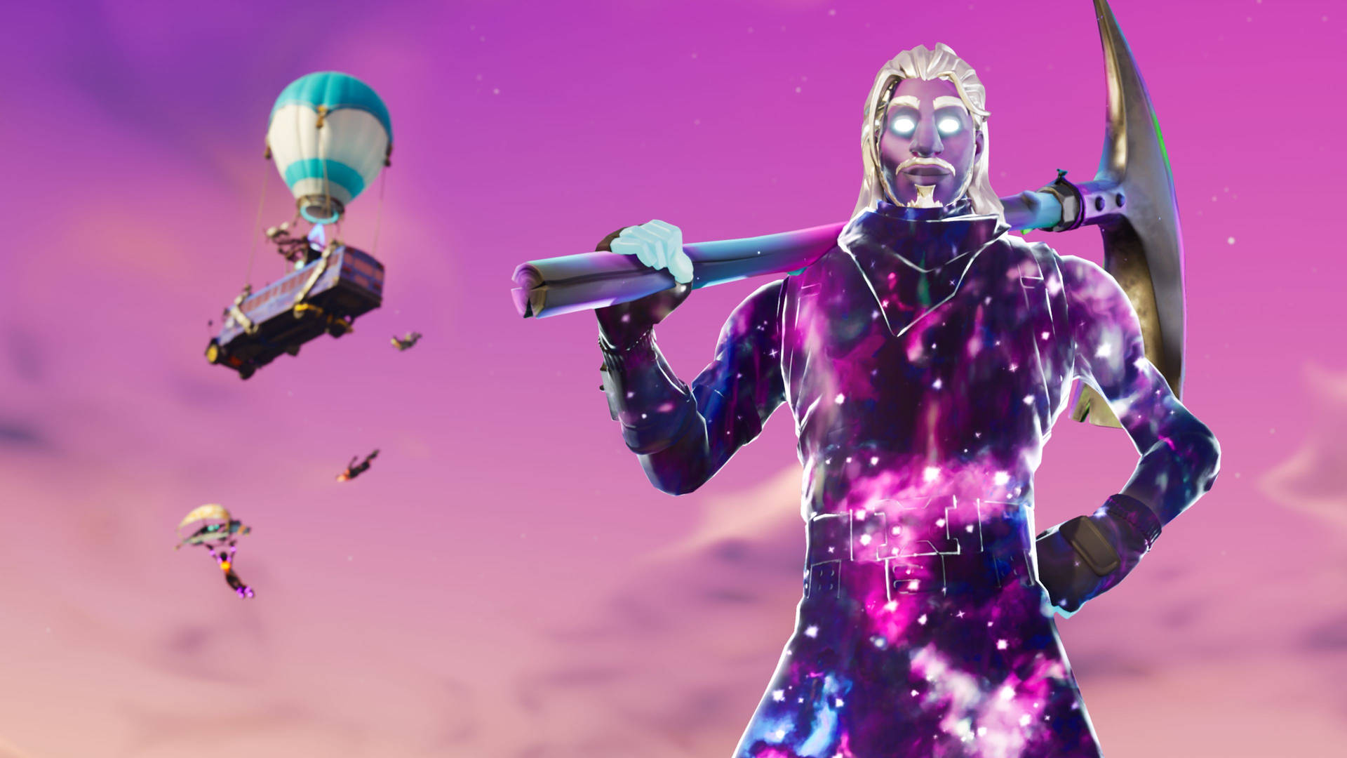 Epic Fortnite Hot Air Balloon Background