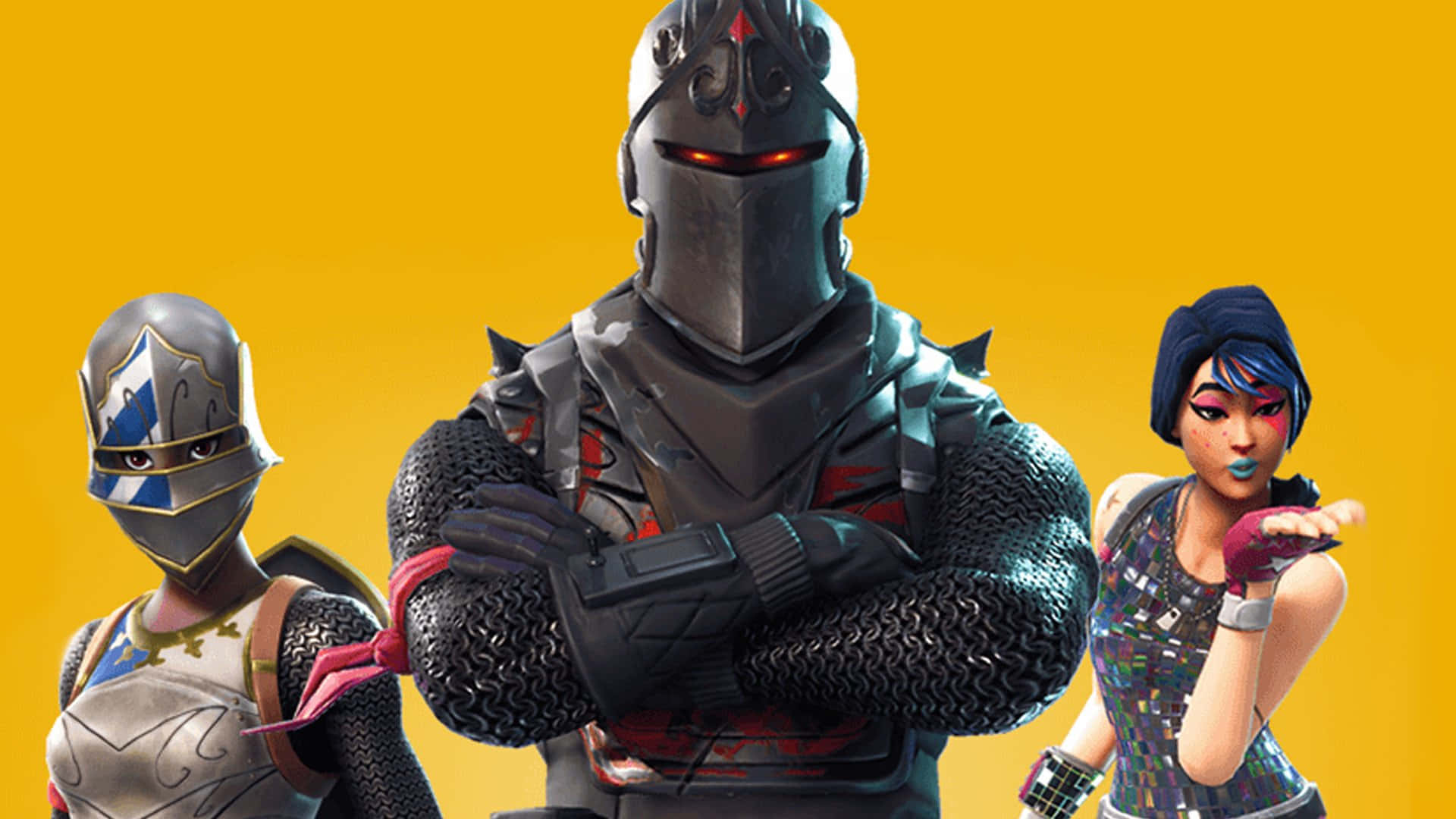 Epic Fortnite Skins Battle Royale Showdown Background