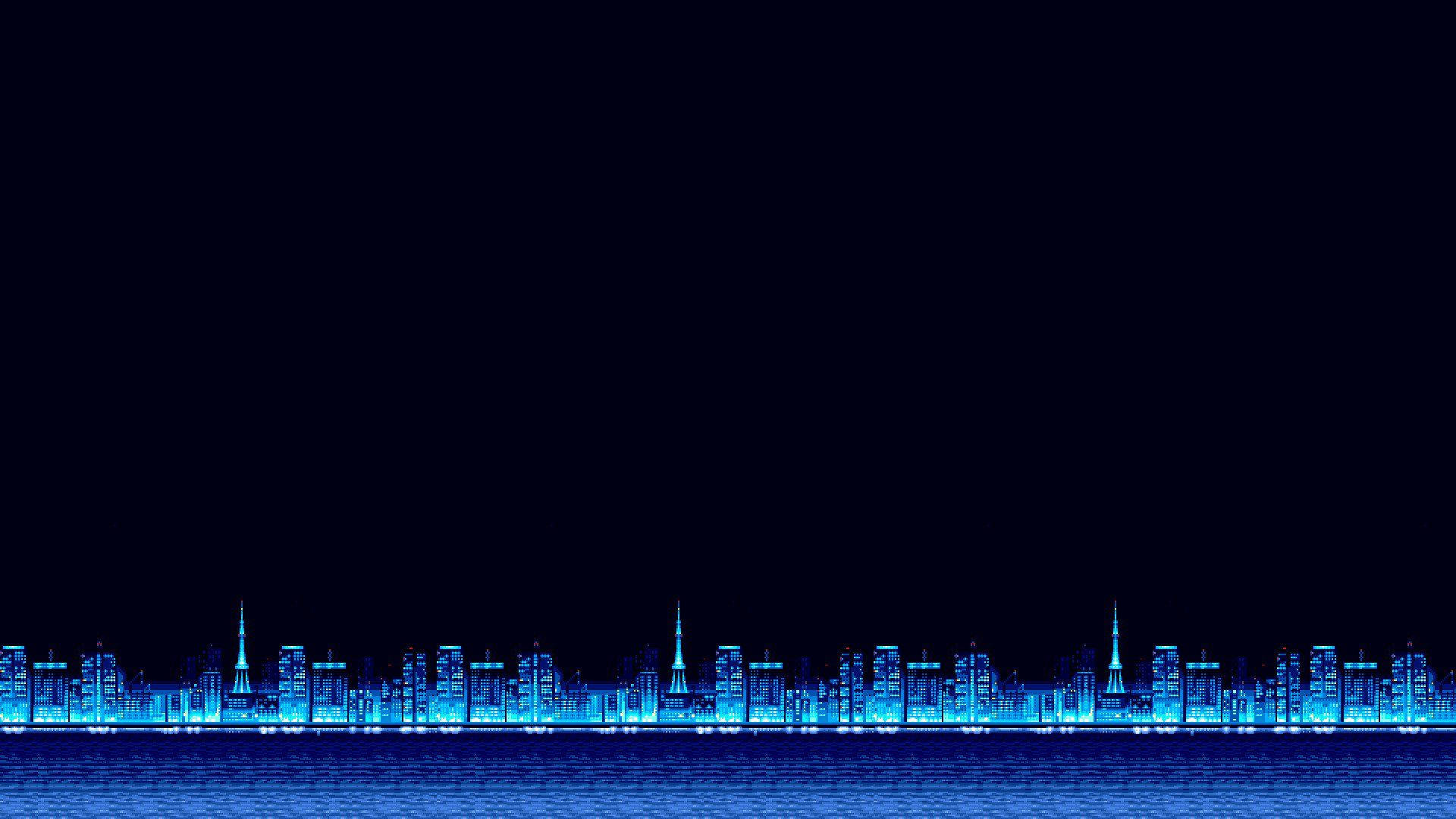 Epic Landscape 8 Bit Background