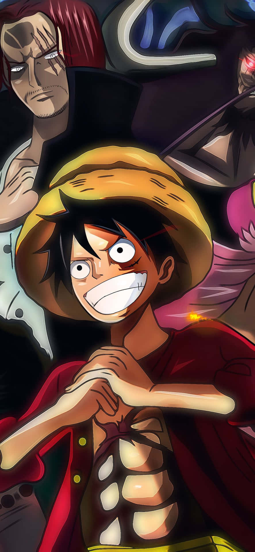 Epic Luffy In Command, One Piece Glory Background