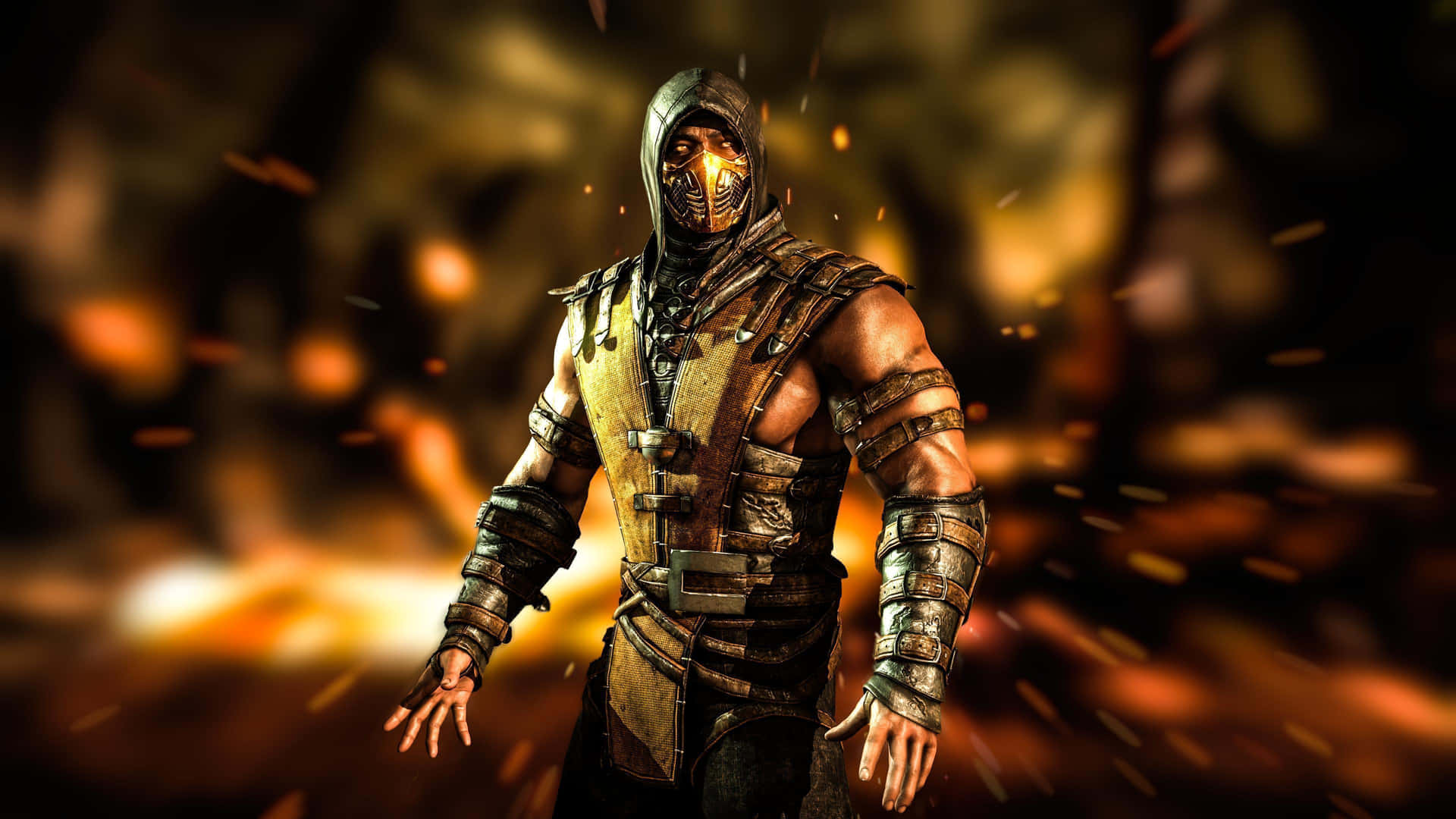 Epic Mortal Kombat X Battle Scene Background