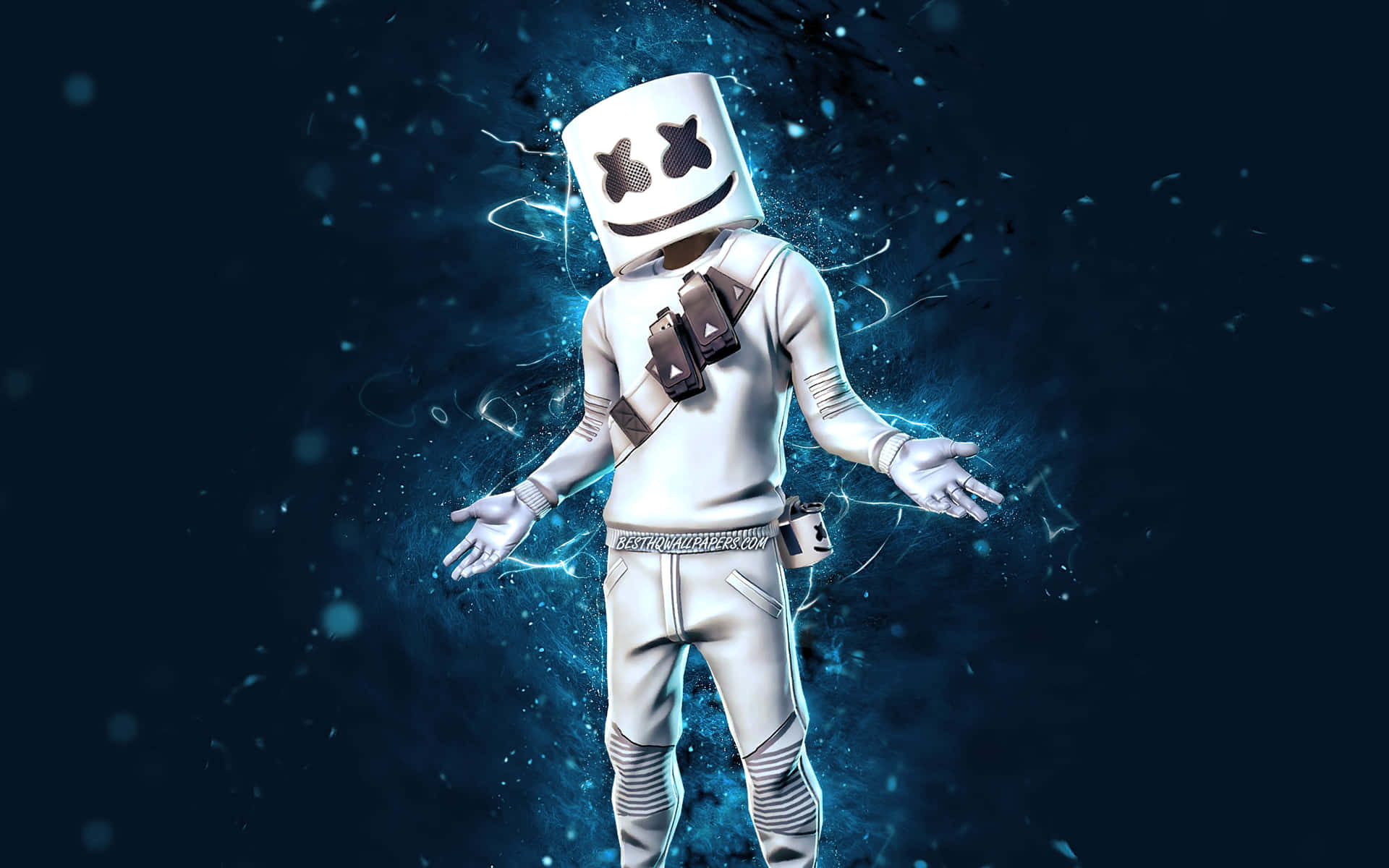 Epic Performance From Fortnite Marshmello Background