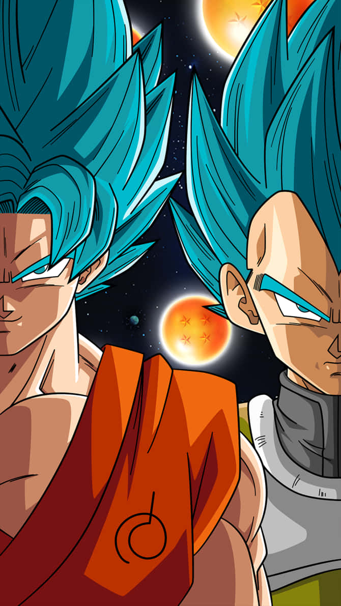 Epic Showdown! Goku And Vegeta On The Iphone