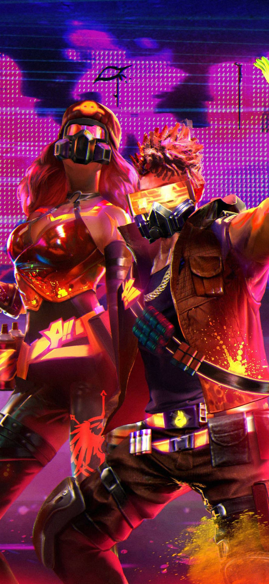 Epic Showdown In Garena Free Fire Background