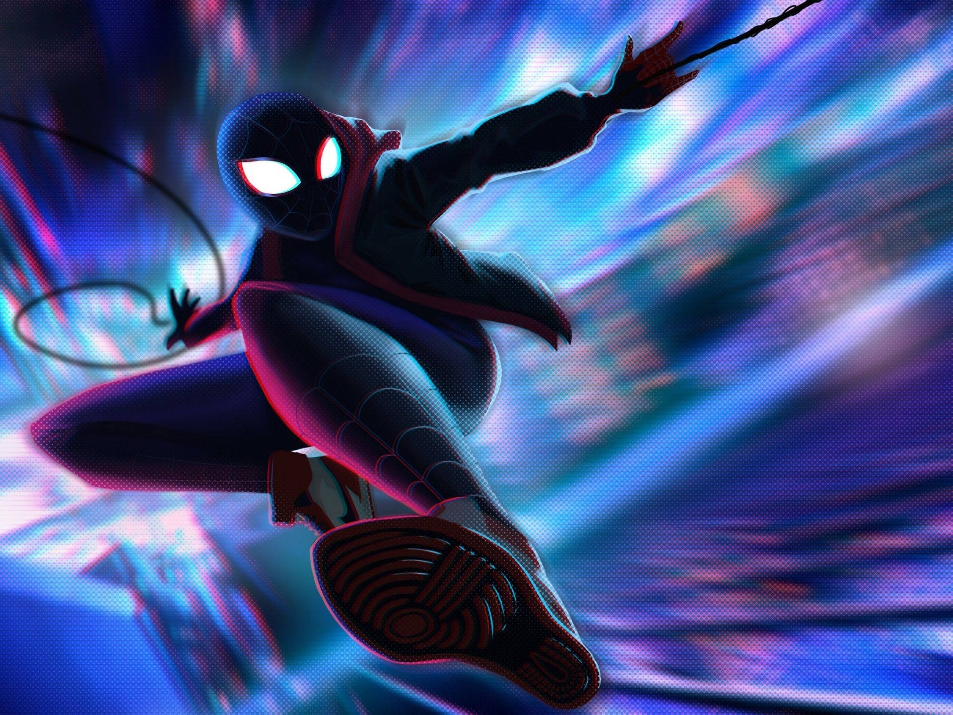 Epic Spider Man Into The Spider Verse Background Background