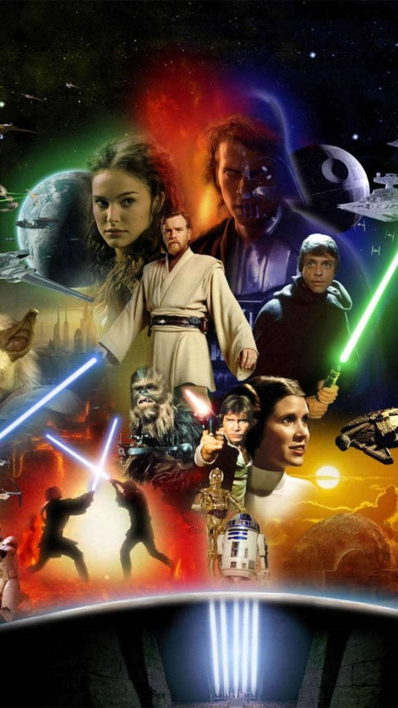 Epic Star Wars Character Collage Poster