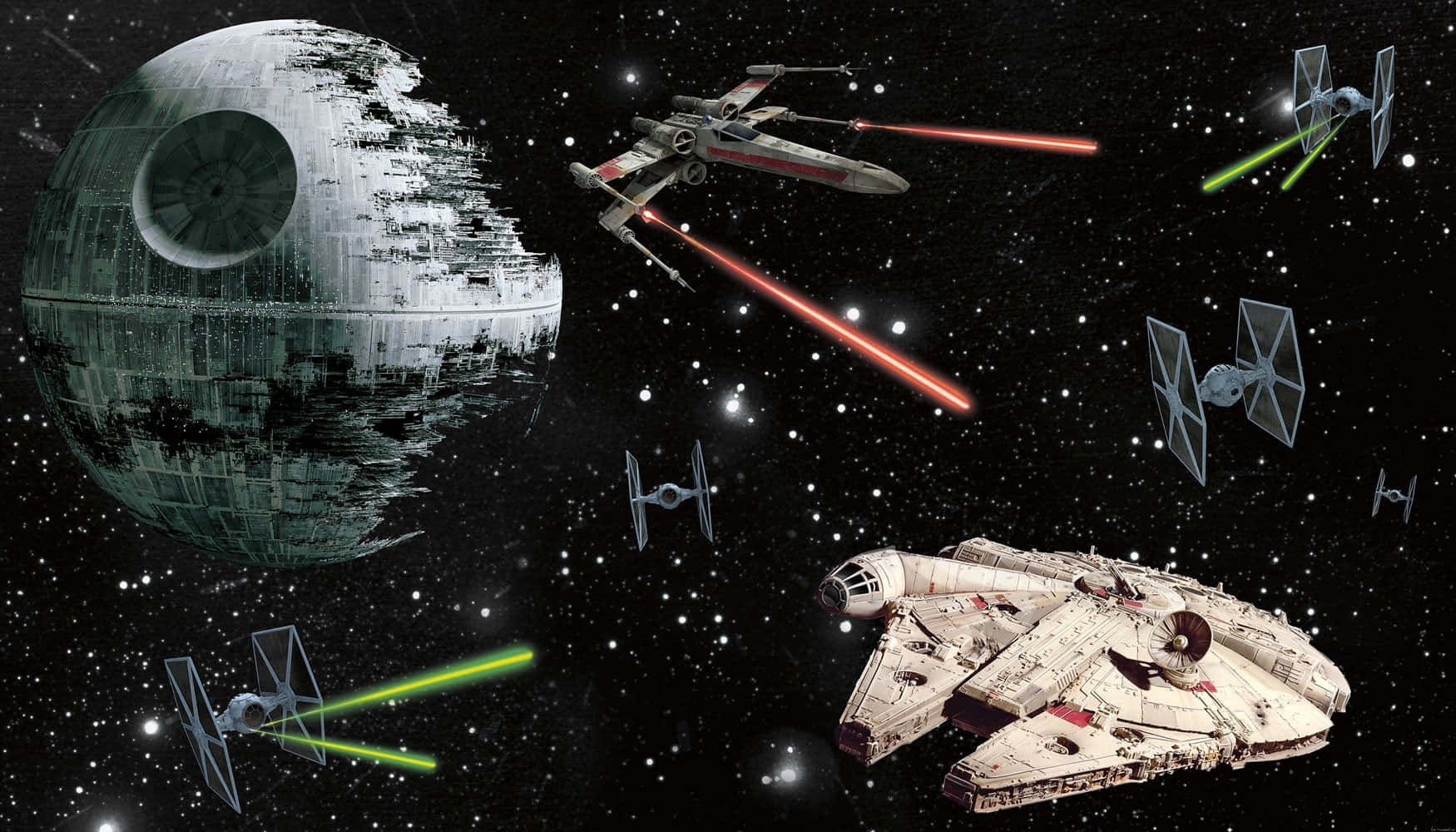 Epic Star Wars Space Battle