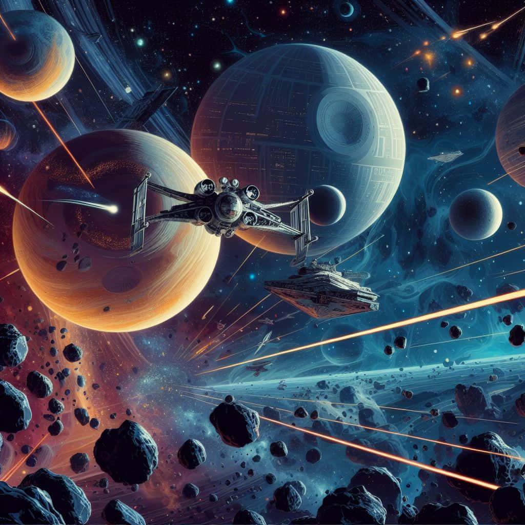 Epic Star Wars Space Battle