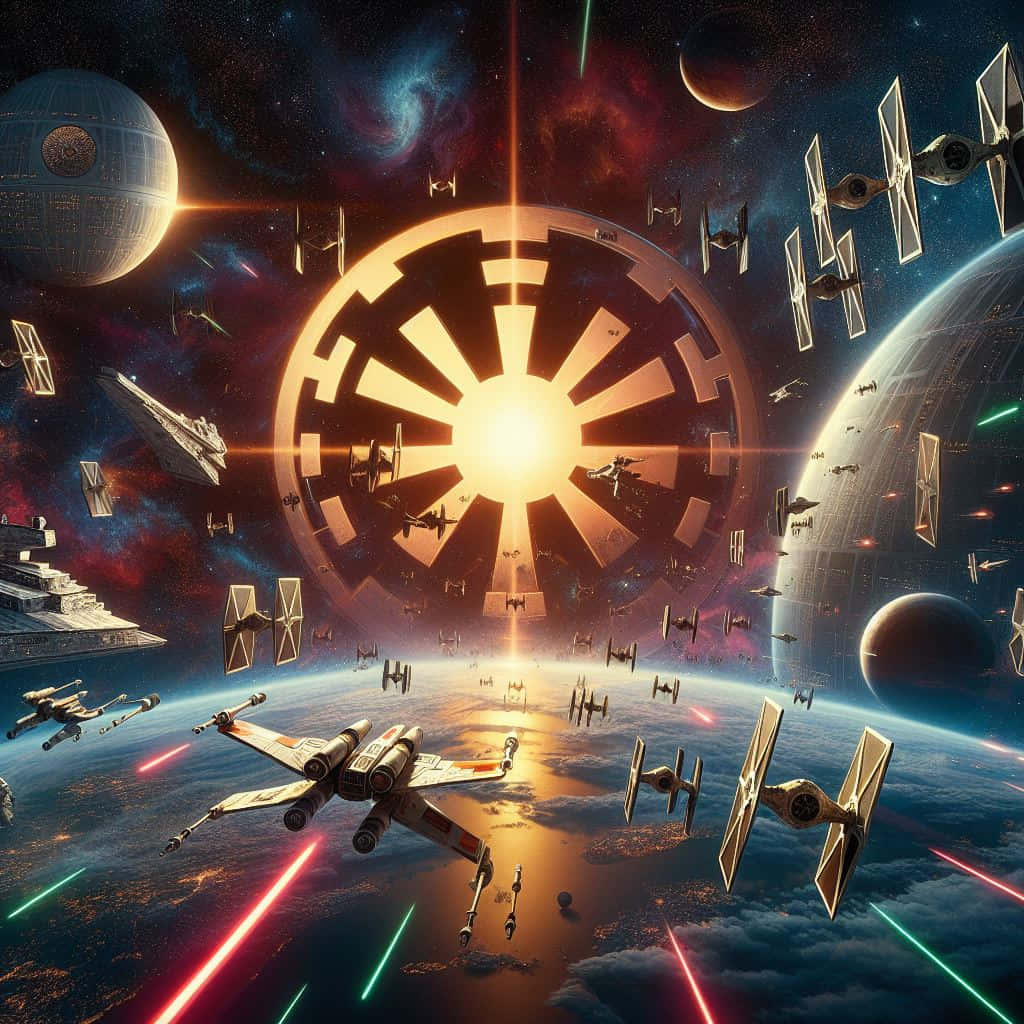 Epic Star Wars Space Battle