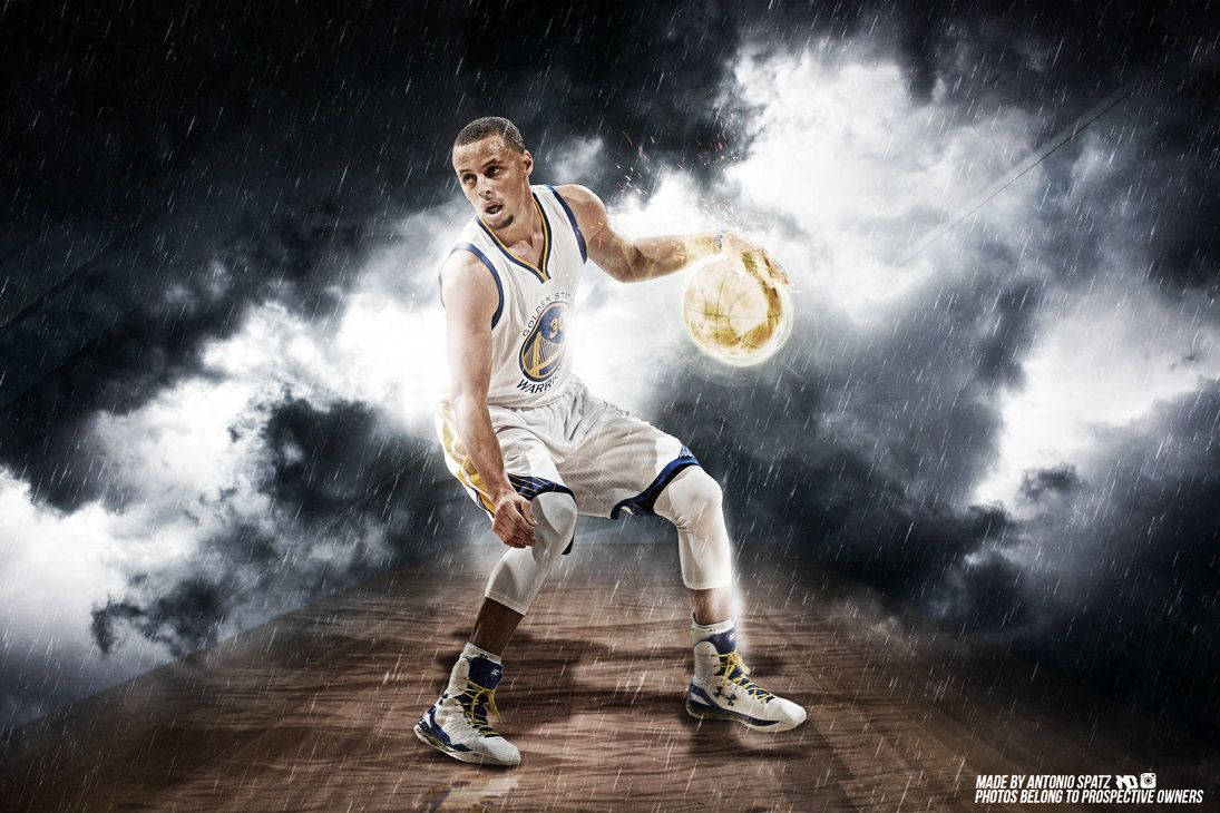 Epic Stephen Curry Art Background