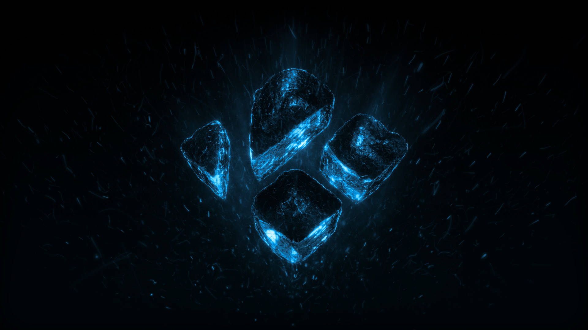 Epic Stone Design Of Kodi Logo Background