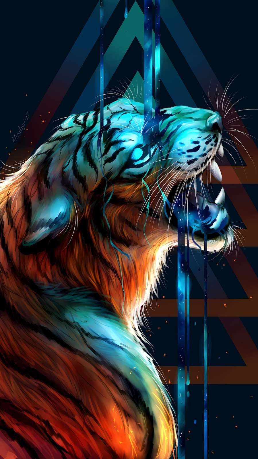 Epic Tiger Iphone Background