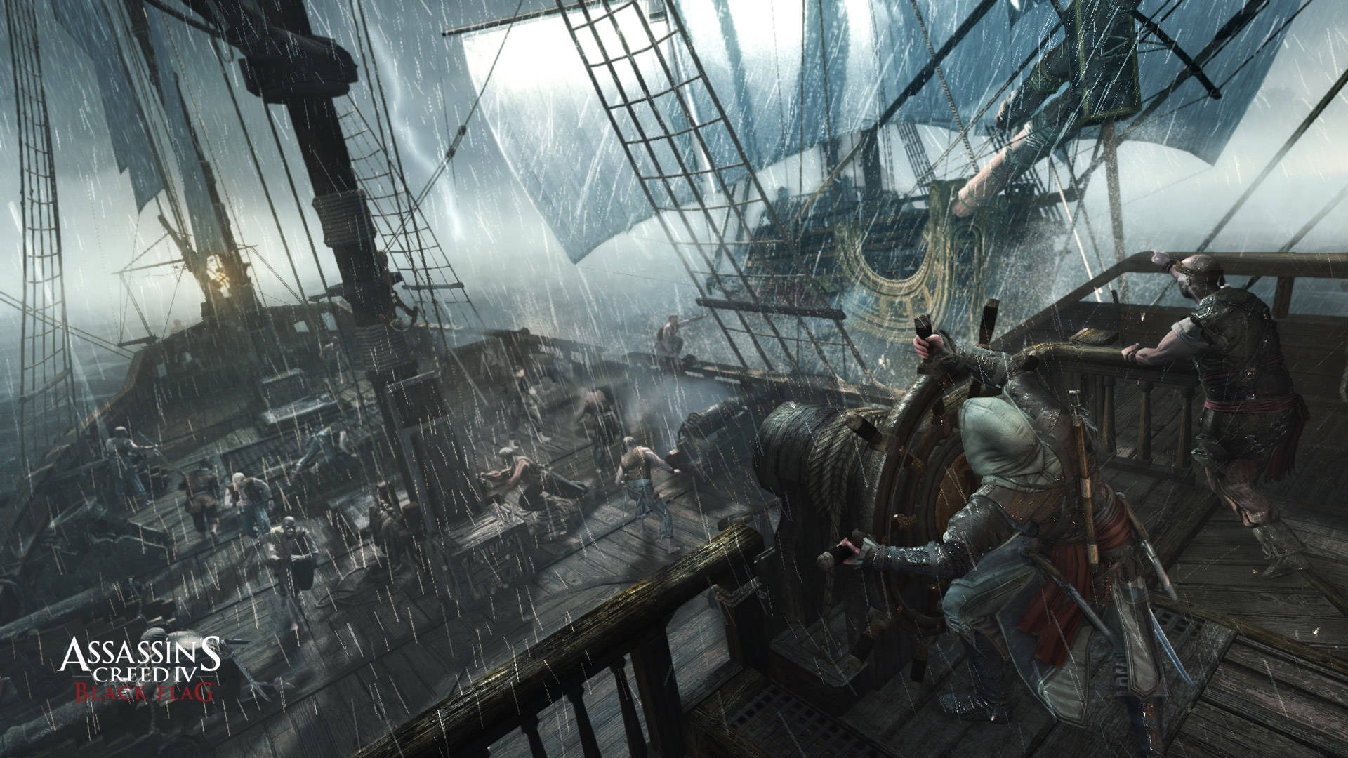Epic Voyage In Assassin's Creed Black Flag Background