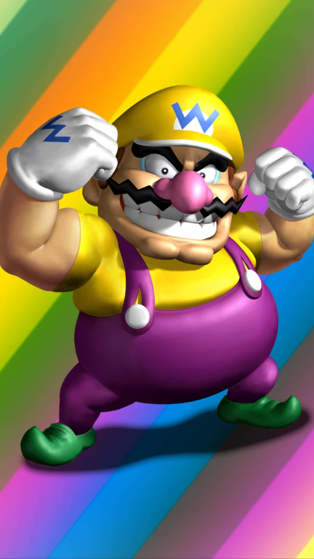 Epic Wario In Action Background