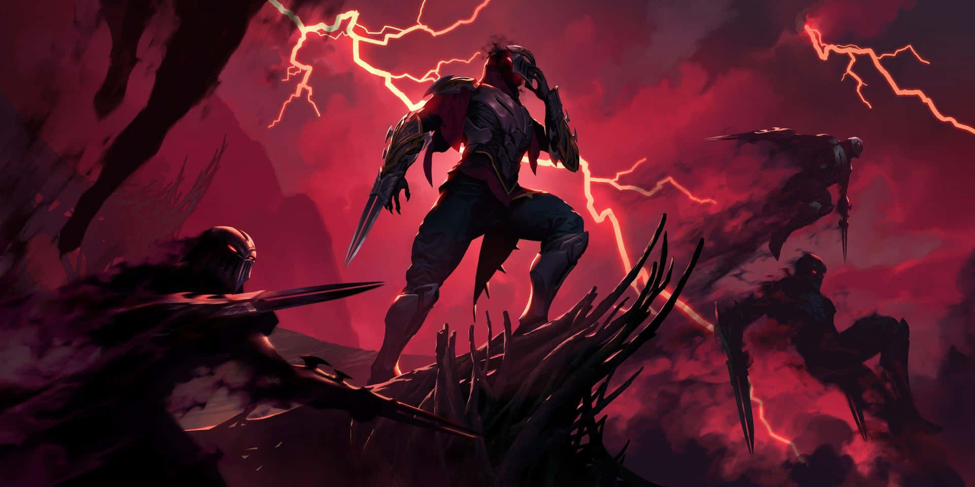 Epic_ Zed_ League_of_ Legends Background